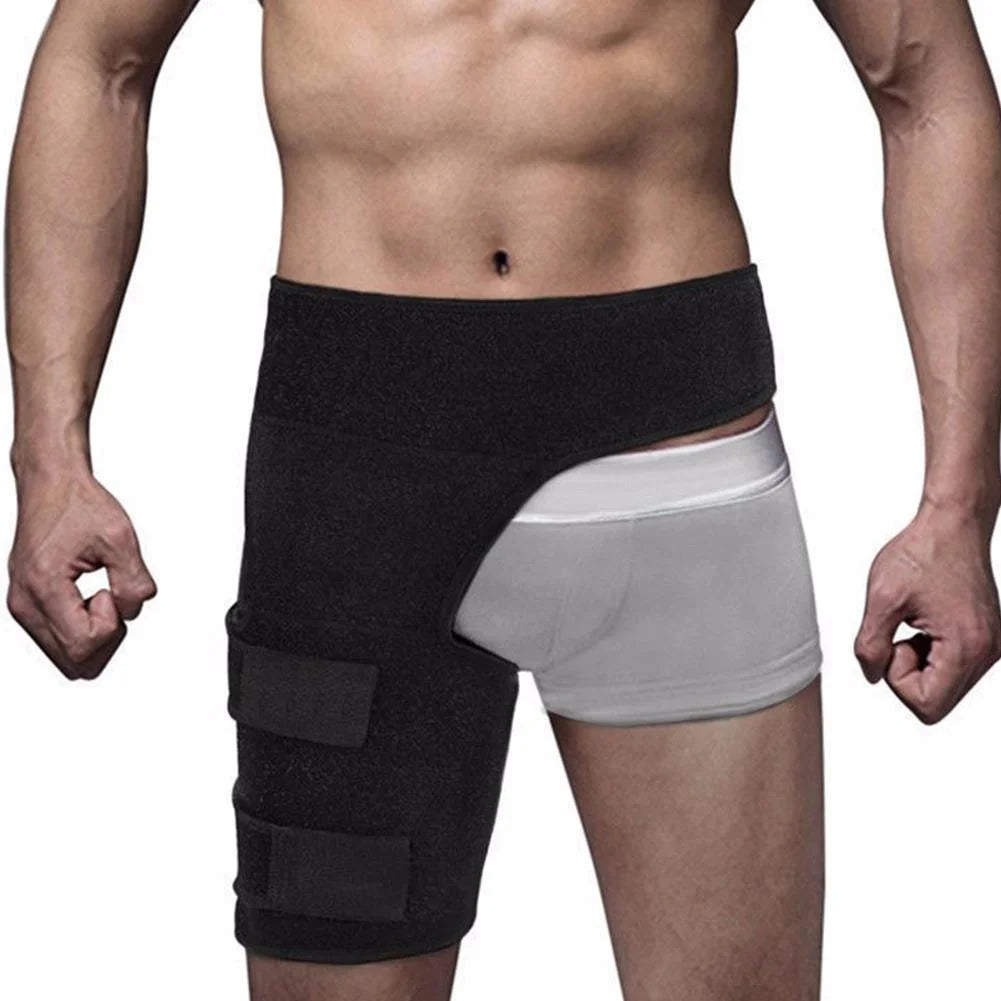 PLGEBR Sciatica Nerve Pain Relief Thigh Compression Brace for Hip Joints Arthritis Groin Wrap Brace Protector Belt