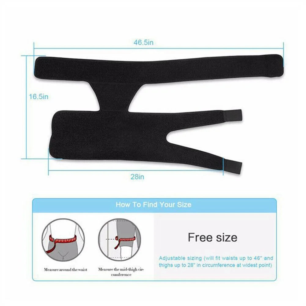 PLGEBR Sciatica Nerve Pain Relief Thigh Compression Brace for Hip Joints Arthritis Groin Wrap Brace Protector Belt