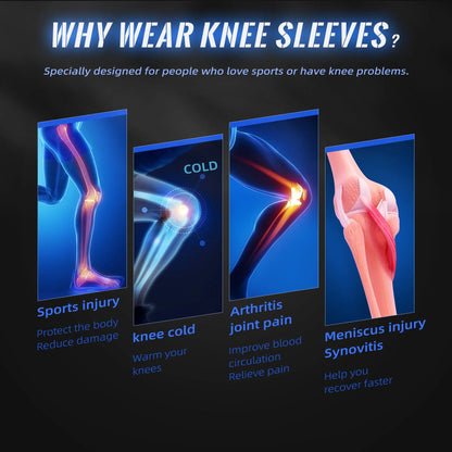 Arthritis Knee Brace Copper Knee Support Compression Sleeves for Women Men Pain Relief and Joint-3Xl