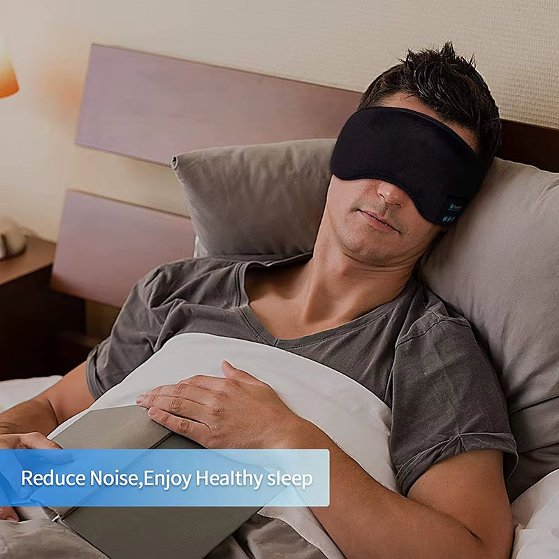 Best Comfy Eye Mask for Music, Bt5.0 Wireless Sleeping Headphones, Blue Tooth Sleep Headphones Eye Mask