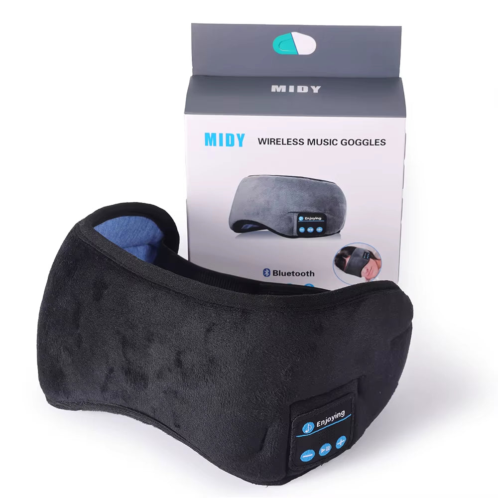 Best Comfy Eye Mask for Music, Bt5.0 Wireless Sleeping Headphones, Blue Tooth Sleep Headphones Eye Mask